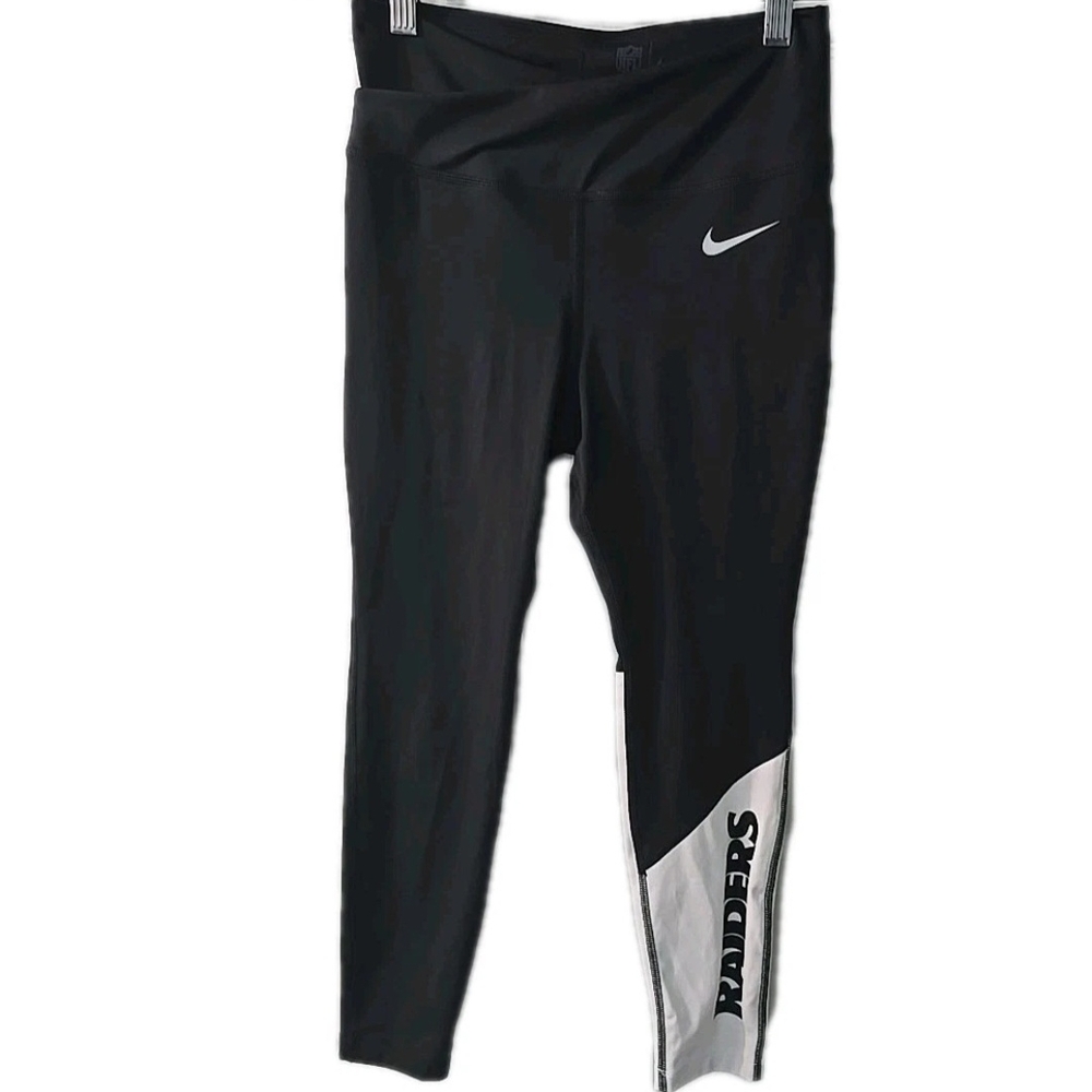 Nike Dri-FIT NFL‎ Las Vegas Raiders Women's 7/8 Leggings Size Small